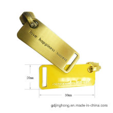 Extrator personalizado do Zipper do ouro claro escovado para o roupa dos sacos